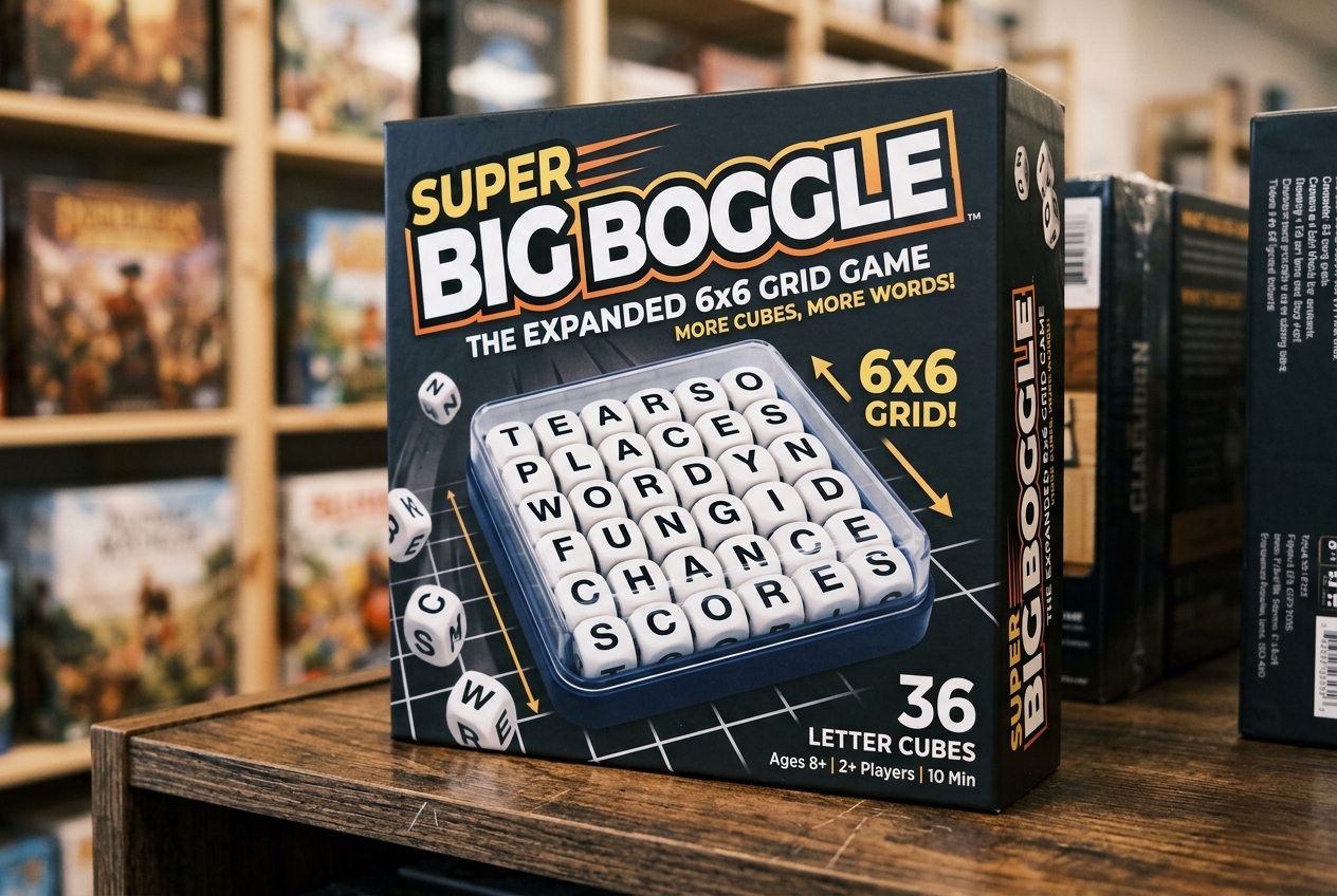 Super Big Boggle 6x6 Board Game