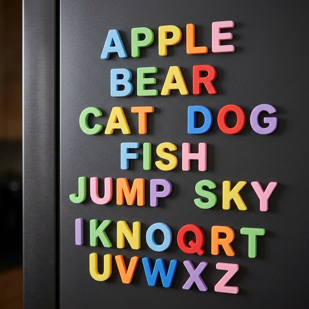 JoyCat Silicone Uppercase Magnetic Letters